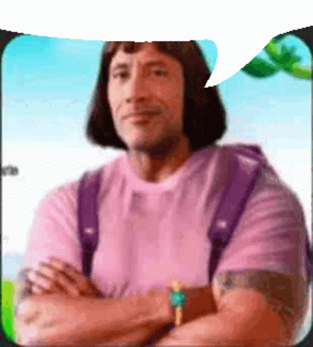 Dorack The Rock Sticker - Dorack The Rock Dora - Discover & Share GIFs