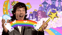 Sherlock Rainbow GIF - Sherlock Rainbow Magic GIFs