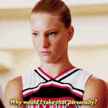 Glee Brittany Pierce GIF - Glee Brittany Pierce Why Would I Take That Personally GIFs