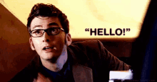 Hello! - Doctor Who GIF - Doctor Who Dr Who 10th Doctor GIFs