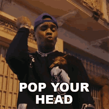 Pop Your Head Kevin Gates GIF - Pop Your Head Kevin Gates Puerto Rico Luv Song GIFs
