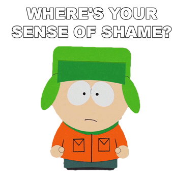 Wheres Your Sense Of Shame Kyle Broflovski Sticker - Wheres Your Sense Of Shame Kyle Broflovski South Park Stickers