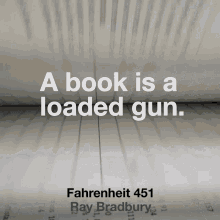 Book Fahrenheit451 GIF - Book Fahrenheit451 Ray Bradbury GIFs