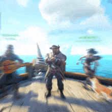 Sea Of Thieves Hop On GIF - Sea Of Thieves Hop On Pirate Game GIFs