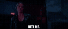 Terminator Sarah Connor GIF - Terminator Sarah Connor Bite Me GIFs