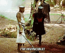Invincible! GIF - Monty Python GIFs