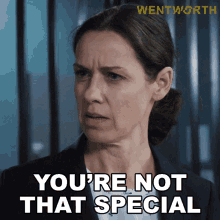 Youre Not That Special Vera Bennett GIF - Youre Not That Special Vera Bennett Wentworth GIFs