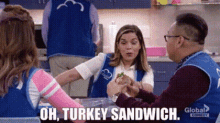 Superstore Amy Sosa GIF - Superstore Amy Sosa Oh Turkey Sandwich GIFs