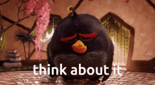 Think About It Angry Birds Bomb GIF - Think About It Angry Birds Bomb Angry Birds Movie GIFs