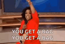 Oprah Winfrey You Get A Bag GIF - Oprah Winfrey You Get A Bag Points GIFs