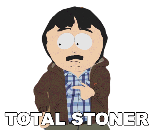 Total Stoner Randy Marsh Sticker - Total Stoner Randy Marsh South Park Stickers