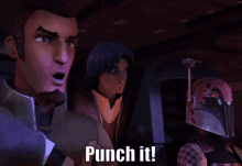 Punch It Star Wars GIF - Punch It Star Wars Star Wars Rebels GIFs