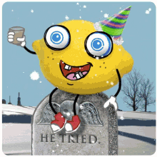 Birthday Lemon Happy Birthday GIF - Birthday Lemon Happy Birthday He Tried GIFs