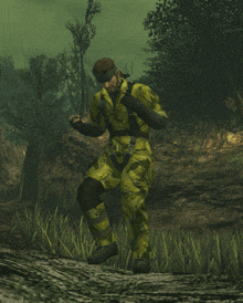 Metal Gear Metal Gear Solid GIF - Metal Gear Metal Gear Solid Naked Snake GIFs