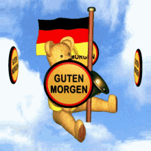 Guten Morgen Good Morning GIF - Guten Morgen Good Morning German Flag GIFs