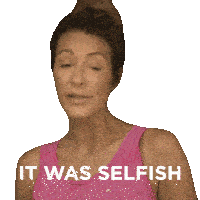 It Was Selfish Lidia Benett Sticker - It Was Selfish Lidia Benett Jennifer Finnigan Stickers