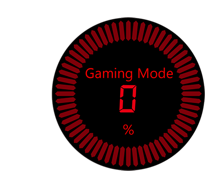 Gaming Mode Percent Sticker - Gaming Mode Percent Turbo Stickers