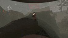a computer generated image of a fire with a red circle around it that says pk on it