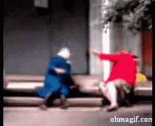 Old Lady GIF - Old Lady Fighting GIFs