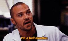 Greys Anatomy Jackson Avery GIF - Greys Anatomy Jackson Avery Im A Hall Monitor GIFs