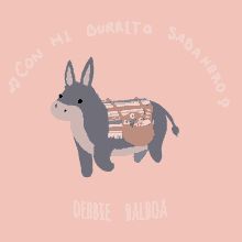 Con Mi Burrito Sabanero Donkey GIF - Con Mi Burrito Sabanero Donkey Debbie Balboa GIFs
