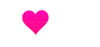 a pink heart on a white background with a white border