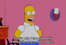 Makeup Simpsons GIF - Makeup Simpsons Shotgun GIFs