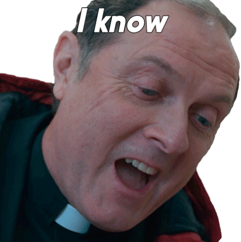 I Know Monsignor Matthew Korecki Sticker - I Know Monsignor Matthew Korecki Evil Stickers