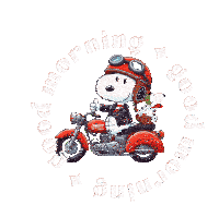 Snoopy Good Morning Sticker - Snoopy Good Morning Stickers