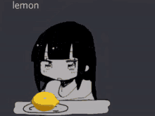 Anime Girl Lemon GIF - Anime Girl Lemon Dies GIFs