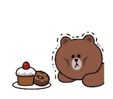 brown and cony cake vanished gone cupcake