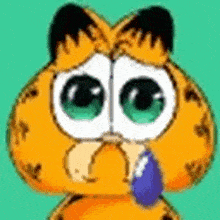 Bigsad Garfield Sad GIF - Bigsad Garfield Sad Sadge Garf Tears GIFs