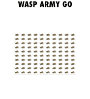 Sols Bug Jar Wasp Army Sticker - Sols Bug Jar Wasp Army Stickers