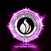 a logo for fury tempest official is displayed