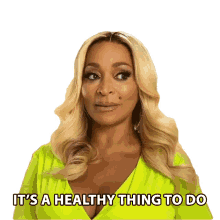 its a healthy thing to do karen huger real housewives of potomac its good for you good for your health