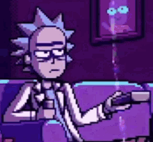 Literally The Same Fucking Thing But Closer God What Am I Doing Pixel Rick GIF