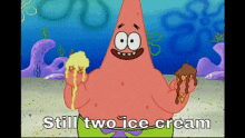 ice cream spongebob patrick patricio estrella