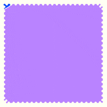 a purple background with blue flowers and arabic writing on it