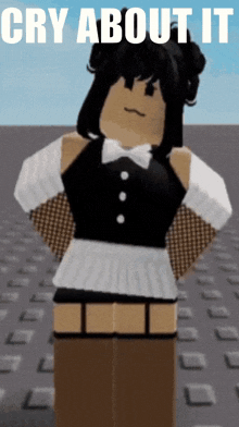 Roblox Cry About It GIF - Roblox Cry About It Meme GIFs