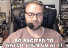 So Excited To Watch Them Go At It William Newberry GIF - So Excited To Watch Them Go At It William Newberry Smite GIFs