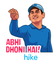 Abhi Dhoni Hai अभि Sticker