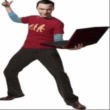 Sheldon With Computer Sheldon Cooper GIF