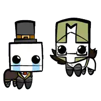 a cartoon character with a top hat and a beard