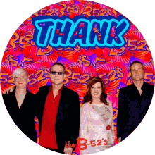 the b52s thank you thank you very much thank you so very much thanks so much