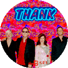 The B52s Thank You Sticker - The B52s Thank You Thank You Very Much Stickers