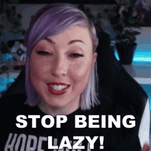 Stop Being Lazy Ashni GIF - Stop Being Lazy Ashni Get To Work GIFs
