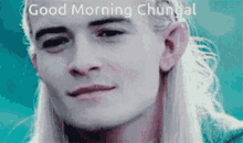 Legolas Good Morning GIF - Legolas Good Morning Chungal GIFs