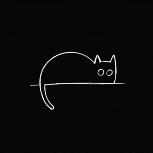 Black Cat Cartoon Cat Black GIF - Black Cat Cartoon Cat Black Tail -  Discover & Share GIFs