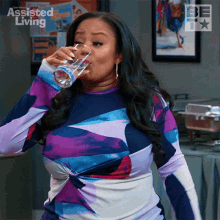 Spit Water Leah GIF - Spit Water Leah Assisted Living GIFs