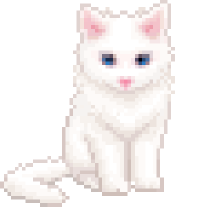 Pixel Cat Sticker - Pixel Cat Stickers